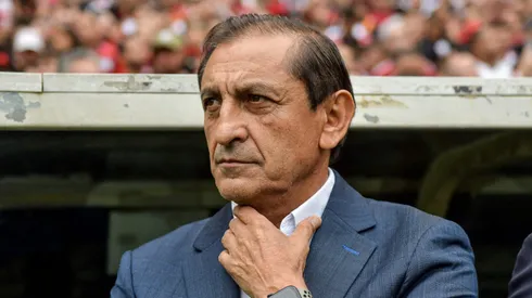 RJ - RIO DE JANEIRO - 22/10/2023 - BRASILEIRO A 2023, FLAMENGO X VASCO - Ramon Diaz tecnico do Vasco durante partida contra o Flamengo no estadio Maracana pelo campeonato Brasileiro A 2023. Foto: Thiago Ribeiro/AGIF