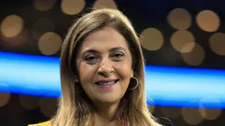 Leila Pereira presidente do Palmeiras antes de partida contra o Tombense no estadio Arena Allianz Parque pelo campeonato Copa do Brasil 2023. Foto: Ettore Chiereguini/AGIF