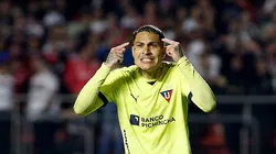 Guerrero em jogo contra o São Paulo na Sul-Americna. Foto: Miguel Schincariol/Getty Images.