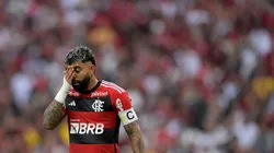 RJ - RIO DE JANEIRO - 22/10/2023 - BRASILEIRO A 2023, FLAMENGO X VASCO - Gabigol jogador do Flamengo durante partida contra o Vasco no estadio Maracana pelo campeonato Brasileiro A 2023. Foto: Thiago Ribeiro/AGIF
