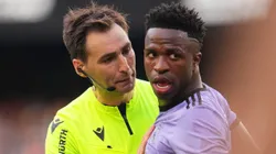 Vini Jr. em jogo pelo Real Madrid. Foto: Aitor Alcalde/Getty Images.