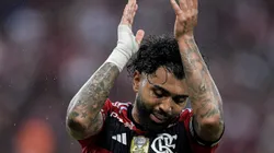 RJ - RIO DE JANEIRO - 26/04/2023 - COPA DO BRASIL 2023, FLAMENGO X MARINGA - Gabigol jogador do Flamengo comemora seu gol durante partida contra o Maringa no estadio Maracana pelo campeonato Copa do Brasil 2023. Foto: Thiago Ribeiro/AGIF