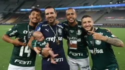 Foto: Divulgação/Flickr Palmeiras - Scarpa (1º à esquerda) está na mira do Atlético para 2024