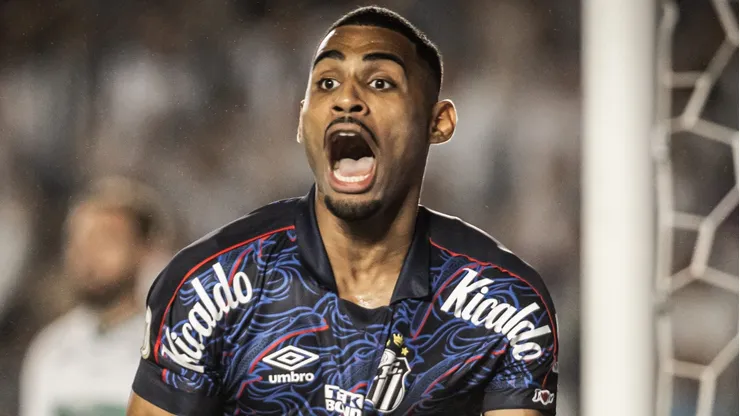 Foto: Raul Baretta/Santos - Joaquim marcou o primeiro gol
