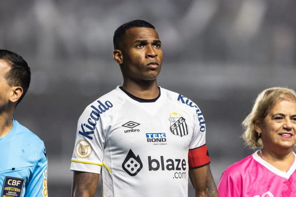 Foto: Abner Dourado/AGIF –&nbsp; Jean Lucas é uma das esperanças do Santos na partida