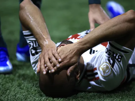 Torcida do São Paulo se revolta com lesão de Lucas na web