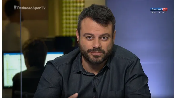 Foto: Reprodução/Youtube - Eric Faria soltou atualização do mercado da bola do Flamengo ao vivo na Globo