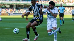 Marcelino Moreno durante jogo contra o Santos, pela Série A. Foto: Robson Mafra/AGIF