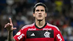 MG - BELO HORIZONTE - 19/10/2023 - BRASILEIRO A 2023, CRUZEIRO X FLAMENGO - Pedro jogador do Flamengo comemora seu gol durante partida contra o Cruzeiro no estadio Mineirao pelo campeonato Brasileiro A 2023. Foto: Fernando Moreno/AGIF