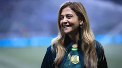 Leila Pereira, fala sobre a Arena Barueri e o Palmeiras. Foto: Ettore Chiereguini/AGIF