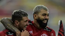 Foto: Thiago Ribeiro/AGIF - Gabigol e Arrascaeta formam dupla