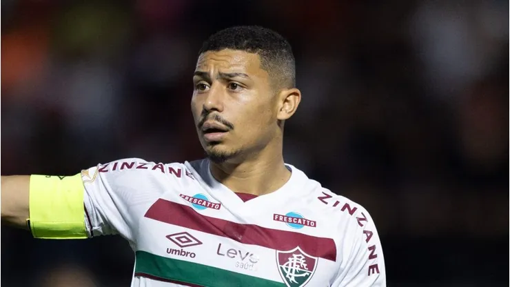 SP - BRAGANCA PAULISTA - 22/10/2023 - BRASILEIRO A 2023, BRAGANTINO X FLUMINENSE - Andre jogador do Fluminense durante partida contra o Bragantino no estadio Nabi Abi Chedid pelo campeonato Brasileiro A 2023. Foto: Diogo Reis/AGIF