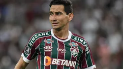 RJ - RIO DE JANEIRO - 08/08/2023 - LIBERTADORES 2023, FLUMINENSE X ARGENTINOS JUNIORS - Paulo Henrique Ganso jogador do Fluminense durante partida contra o Argentinos Juniors no estadio Maracana pelo campeonato Libertadores 2023. Foto: Thiago Ribeiro/AGIF