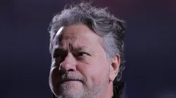 SP - SAO PAULO - 05/07/2023 - COPA DO BRASIL 2023, SAO PAULO X PALMEIRAS - Julio Casares presidente do Sao Paulo antes de partida contra o Palmeiras no estadio Morumbi pelo campeonato Copa do Brasil 2023. Foto: Ettore Chiereguini/AGIF