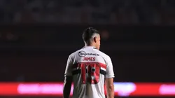 James Rodríguez vai encontrando o seu espaço no São Paulo. Foto: Ettore Chiereguini/AGIF
