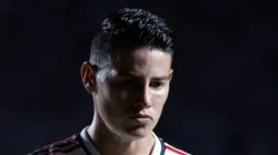 SP - SAO PAULO - 21/10/2023 - BRASILEIRO A 2023, SAO PAULO X GREMIO - James Rodriguez jogador do Sao Paulo durante partida contra o Gremio no estadio Morumbi pelo campeonato Brasileiro A 2023. Foto: Fabio Giannelli/AGIF