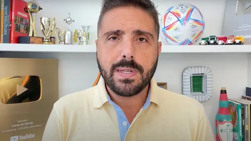 Reprodução/YouTube Canal do Nicola. Nicola revela desfecho de negociação do Vasco