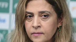 Leila Pereira em entrevista pelo Palmeiras - Foto: Ettore Chiereguini/AGIF