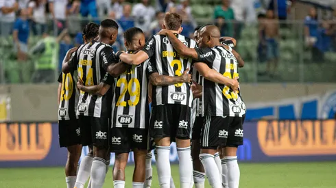 Estádio do Atlético Mineiro amanhece com provocações ao Cruzeiro. Foto: Fernando Moreno/AGIF