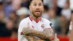SEVILLA, SPAIN - OCTOBER 21: Sergio Ramos of Sevilla FC during the LaLiga EA Sports match between Sevilla v Real Madrid at the Estadio Ramon Sanchez Pizjuan on October 21, 2023 in Sevilla Spain (Photo by Eric Verhoeven/Soccrates/Getty Images)