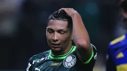 SP - SAO PAULO - 05/10/2023 - LIBERTADORES 2023, PALMEIRAS X BOCA JUNIORS - Rony jogador do Palmeiras lamenta durante partida contra o Boca Juniors no estadio Arena Allianz Parque pelo campeonato Libertadores 2023. Foto: Ettore Chiereguini/AGIF