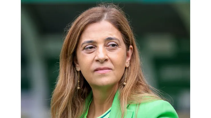 SP - SAO PAULO - 09/04/2023 - PAULISTA 2023, PALMEIRAS X AGUA SANTA - Leila Pereira presidente do Palmeiras antes da partida entre Palmeiras e Agua Santa no estadio Arena Allianz Parque pelo campeonato Paulista 2023. Foto: Marcello Zambrana/AGIF