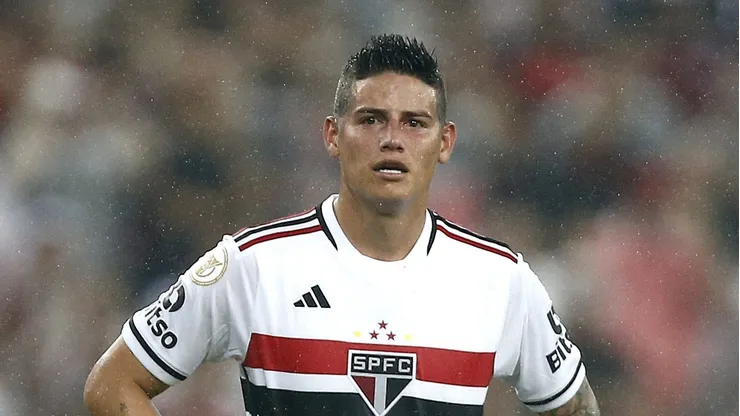Foto: Wagner Meier/Getty Images - James ainda não engatou com a camisa do SPFC