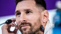 Catar - 21/11/2022 - COPA DO MUNDO 2022, COLETIVA LIONEL MESSI - Lionel Messi jogador do Argentina durante em coletiva de imprensa realizada no QNCC (Qatar National Convention Centre). Foto: Pedro Martins/AGIF