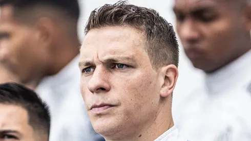 SP - SANTOS - 01/10/2023 - BRASILEIRO A 2023, SANTOS X VASCO - Furch jogador do Santos durante partida contra o Vasco no estadio Vila Belmiro pelo campeonato Brasileiro A 2023. Foto: Abner Dourado/AGIF