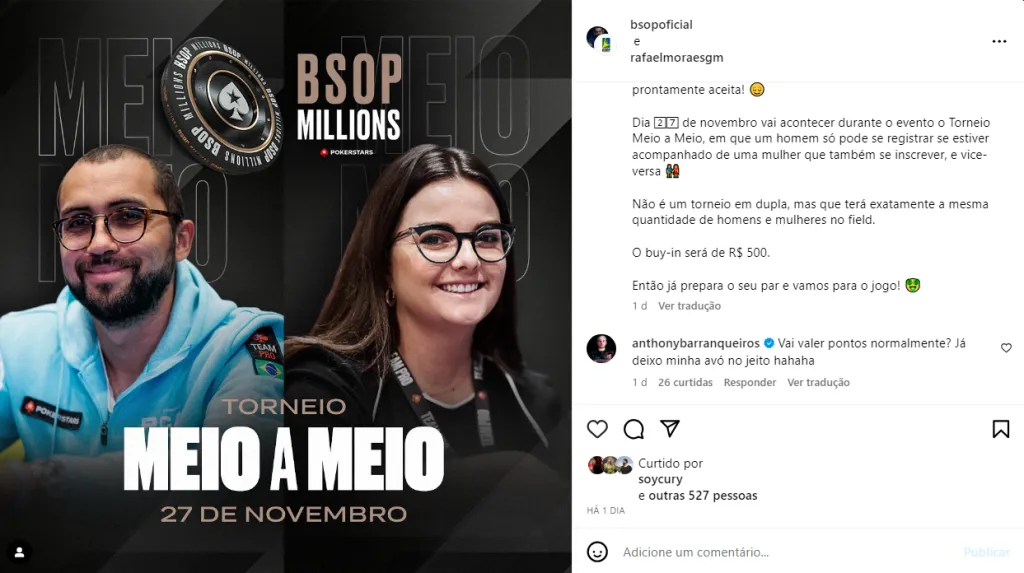 Foto: Reprodução Instagram @bsopoficial