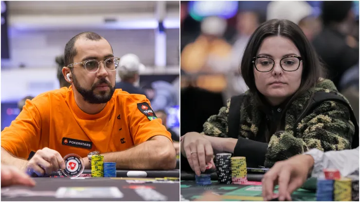 Rafael Moraes e Lali Tournier criaram o torneio meio a meio (Fotos: Divulgação/BSOP)