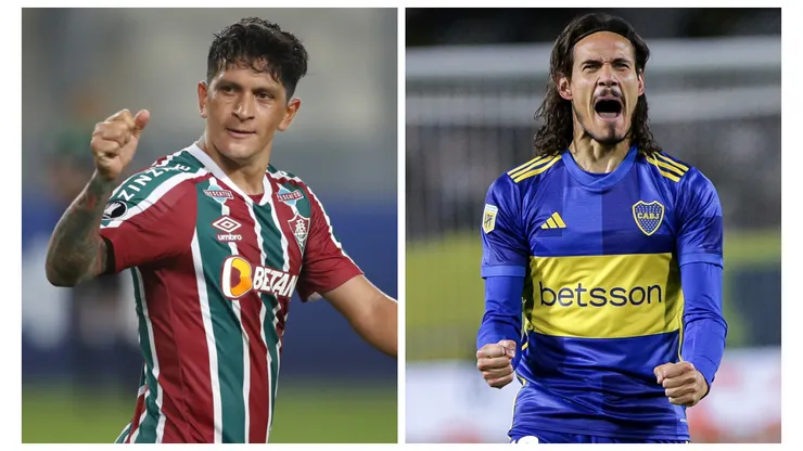 Montagem: fotos da Getty Images - Palco de Fluminense x Boca foi definido pela Conmebol