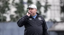 Foto: Raul Baretta/Santos FC - Marcelo durante treino desta quarta-feira (18)