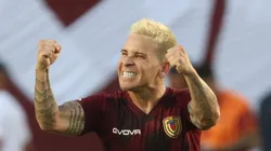 Yeferson Soteldo of Venezuela celebrates after scoring the team's first goal during the FIFA World Cup 2026 (Photo by Edilzon Gamez/Getty Images)