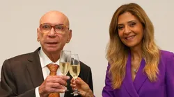 Foto: Cesar Greco - Lamacchia e Leila Pereira são donos da Crefisa, patrocinador máster do Palmeiras