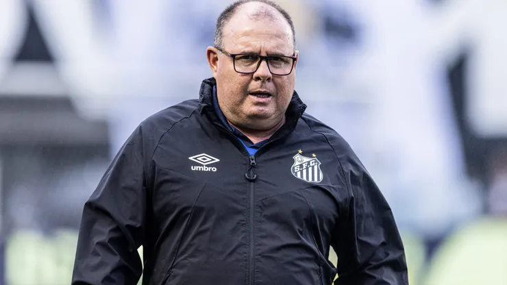 SP - SANTOS - 01/10/2023 - BRASILEIRO A 2023, SANTOS X VASCO - Marcelo Fernandes tecnico do Santos durante partida contra o Vasco no estadio Vila Belmiro pelo campeonato Brasileiro A 2023. Foto: Abner Dourado/AGIF