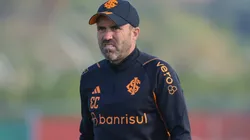 Foto: Ricardo Duarte/Internacional/Divulgação - Coudet: técnico relacionou jovem da base para jogo do Inter