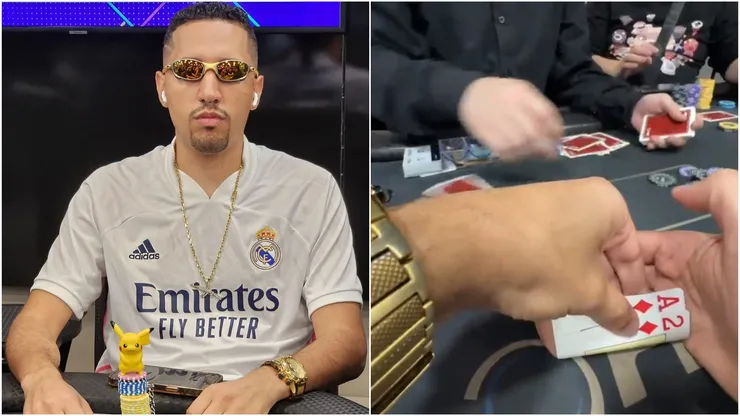 "Jeffaocs" é um 'streamer' que faz transmissões de poker presencial (Fotos: Reprodução Instagram @jeffaocs e Twitch)