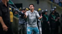 Abel Ferreira técnico do Palmeiras durante partida contra o Gremio no estádio Arena do Grêmio pelo campeonato Brasileiro A 2023. Foto: Maxi Franzoi/AGIF.