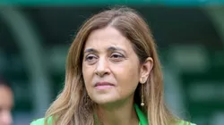 SP - SAO PAULO - 09/04/2023 - PAULISTA 2023, PALMEIRAS X AGUA SANTA - Leila Pereira presidente do Palmeiras antes da partida entre Palmeiras e Agua Santa no estadio Arena Allianz Parque pelo campeonato Paulista 2023. Foto: Marcello Zambrana/AGIF