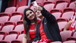 Torcida do Internacional durante partida contra Gremio no estadio Beira-Rio pelo campeonato Brasileiro A 2023. Foto: Maxi Franzoi/AGIF