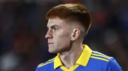 MONTEVIDEO, URUGUAY - AUGUST 02: Valentín Barco of Boca Juniors looks on during a Copa CONMEBOL Libertadores 2023 round of sixteen first leg match between Nacional and Boca Juniors at Gran Parque Central on August 02, 2023 in Montevideo, Uruguay. (Photo by Ernesto Ryan/Getty Images)
