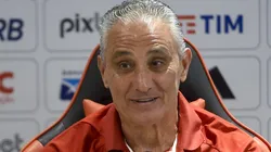 Foto: Marcelo Cortes /CRF - Twitter do Flamengo - Tite foi apresentado no Flamengo