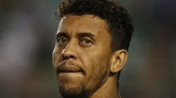 SAO PAULO, BRAZIL - NOVEMBER 09: Marcos Rocha of Palmeiras looks on before a match between Palmeiras and Corinthians for the Brasileirao Series A 2019 at Pacaembu Stadium on November 09, 2019 in Sao Paulo, Brazil. (Photo by Miguel Schincariol/Getty Images)