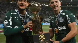 Gomez e Piquerez (Foto: Cesar Greco/Palmeiras)