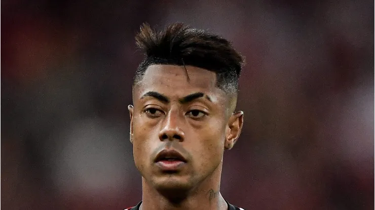 RJ - RIO DE JANEIRO - 03/08/2023 - LIBERTADORES 2023, FLAMENGO X OLIMPIA - Bruno Henrique jogador do Flamengo durante partida contra o Olimpia no estadio Maracana pelo campeonato Libertadores 2023. Foto: Thiago Ribeiro/AGIF