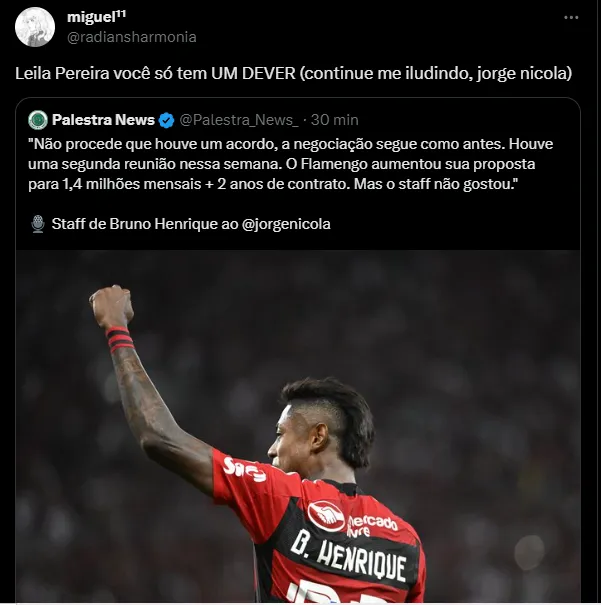 Palmeiras Tweet 2