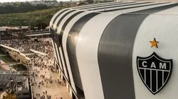 Símbolo do Atlético-MG na Arena MRV. Foto: Redes sociais Atlético-MG