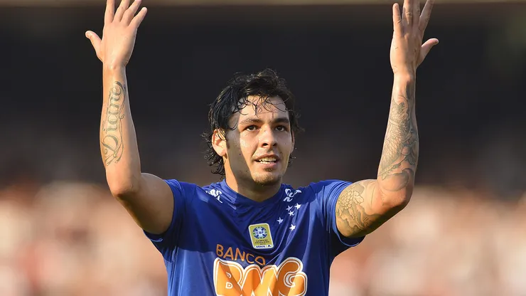 SAO PAULO - SP - 14/09/2014 - BRASILEIRO A 2014/SAO PAULO X CRUZEIRO - Ricardo Goulart do Cruzeiro durante partida contra o Sao Paulo pelo Campeonato Brasileiro A 2014 no estadio do Morumbi. Foto: Mauro Horita/AGIF