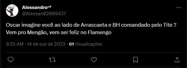 Tweet Flamengo 1